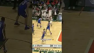 Thumbnail: The fans were hyped 🫨 #miami #accbasketball #collegebasketball #ncaabasketball #basketball #sports