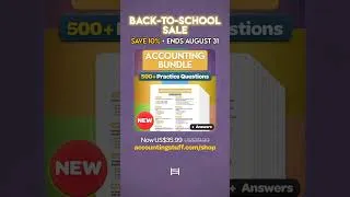 Thumbnail: Save 10% on 500+ Accounting Practice Questions