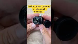 Thumbnail: My phone just got a superpower #gadgets #tech #thermalcamera