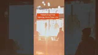 Thumbnail: Power lines explode into fireballs seconds after a lightning strike!