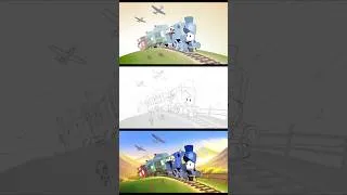 Thumbnail: The Brave Locomotive | Storyboard to Final - Train Heaven Finale