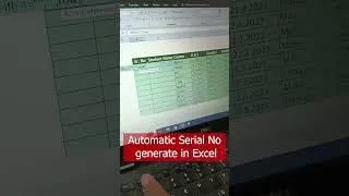 Thumbnail: How to  get Automatic Serial no in Excel | Excel Tips | Achievers Institute Shorts