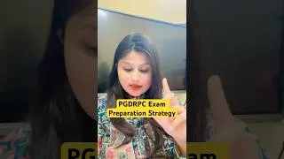Thumbnail: PGDRPC exam preparation strategy #ignou #pgdrpc #entrance