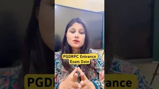 Thumbnail: PGDRPC Entrance Exam date #ignou #pgdrpc #pgdrpcentranceexam