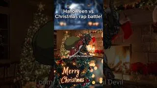 Thumbnail: christmas vs halloween rap battle! #shorts #christmas #halloween #rap #rapbattle