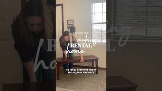 Thumbnail: I'm finally making my rental feel like home 🤍🏠 #renterfriendly #apartmentdecor