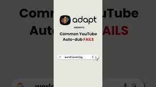 Thumbnail: Common YouTube Auto-Dub Fails!