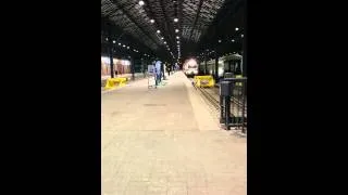 Thumbnail: Long distance train arriving at Helsinki Central Station