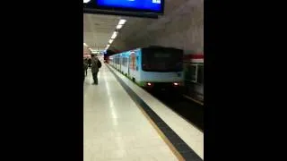 Thumbnail: Metro leaving Kamppi Station, Helsinki