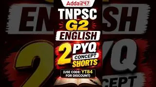 Thumbnail: TNPSC G2 ENGLISH2 PYQ CONCEPT SHORTS(USE CODE: YT84 FOR DISCOUNT) #tnpsc #tnpscgroup2 #group2