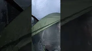 Thumbnail: bad weather⛈️solo camping heavy rain and thunderstorm