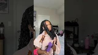 Thumbnail: miracle knot refresh #miracleknots #bohoknotlessbraids #knotlessbraids