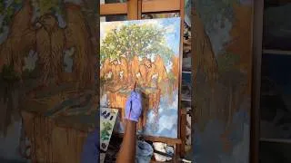 Thumbnail: MAGICAL OIL PAINTING!!!🩷 #art #artist