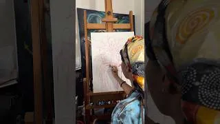 Thumbnail: Craziest painting yet‼️ #art #oilpainting #adiajohnson