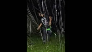 Thumbnail: solo camping heavy rainstorm #shorts #camping