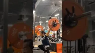 Thumbnail: Snatch in slo-mo #shorts #weightlifting #snatch #fitnessjourney #slowmotion