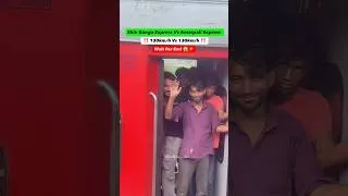 Thumbnail: Shivganga express Parallel Race with Amarpali Express flat 130km/h #Shorts #Viral #Train