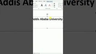 Thumbnail: How to Curve Text in MS Word (Step-by-Step) | በMS Word ላይ ጽሁፍ curve ማድረግ #shorts