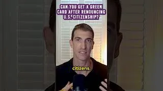 Thumbnail: Can You Revert to Permanent Resident Status After Renouncing US Citizenship?