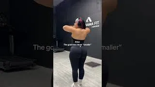 Thumbnail: Get stronger, not smaller #fitness #fitnessforwomen