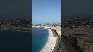 Thumbnail: Gorgeous View of the Bay of Angels from Top of Castle Hill, Nice, France #travel