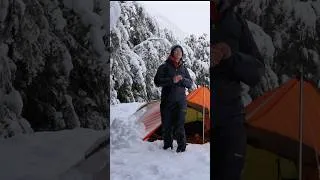 Thumbnail: Solo Winter Camping in a Snowstorm and Waking to a Pristine Winter Wonderland #snowcamping