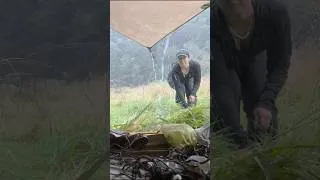 Thumbnail: Hiking Through a THUNDERSTORM: My Wettest Walk into Camp EVER  #adventureot #campingintherain
