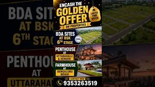 Thumbnail: Properties For Sale at Banashankari, Uttarahalli, Kengeri, Bidadi