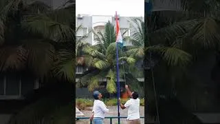 Thumbnail: Dr. Durga Das Hoists the Indian Flag | Independence Day Celebration | Aeronero