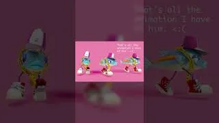 Thumbnail: My first animated 3D character. (but it's a youtube short) #3danimation #3dmodel #aesopsjaybles