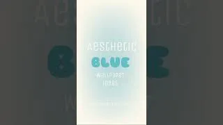 Thumbnail: Aesthetic Blue Wallpaper Ideas #wallpaper #aesthetic #blue