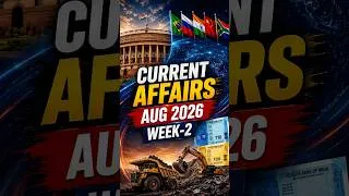 Thumbnail: 🔥 CURRENT AFFAIRS | AUGUST 2026 | WEEK 2 🔥 #motivation #drvijayagrawal