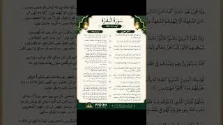 Thumbnail: surah Bakra Ayat 11 se 15.#visionacademy #viral #reel #trending #quran #surahbaqarah #brahmabarada