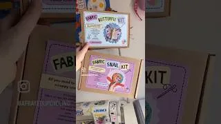 Thumbnail: Snail and butterfly kits now available!🧵✂️🦋🐌