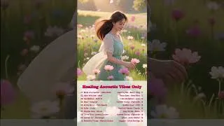 Thumbnail: Healing Acoustic Vibes Only 🌿 Soft Songs That Feel Like Therapy
