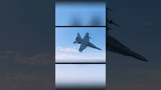 Thumbnail: Air Combat! ✈️ Hornet vs. My Jet - Intense Dogfight! 💥 #shorts