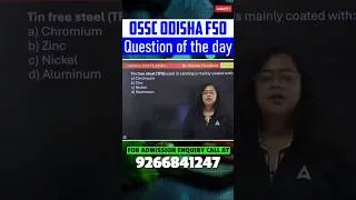 Thumbnail: OSSC ODISHA FSO QUESTION OF THE DAY #agricultureadda #ossc #odisha #questionoftoday