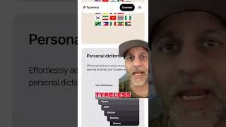Thumbnail: Stop typing. Just talk. #ai #typeless #wysper