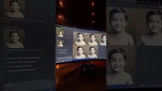 Thumbnail: Restoring a DAMAGED Vintage Photo in SECONDS! 🤯 (Must-Know Tool for Designers)#AIDesign #PhotoshopAl