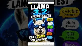 Thumbnail: Testing and exploring language capabilities of Llama 3.2