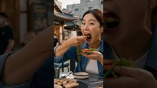Thumbnail: My first time trying K-BBQ in Seoul! ❤️