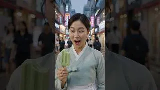 Thumbnail: Would you try Korean Melona Ice Cream? 🇰🇷🍈 | Korean Dessert AI ASMR #Shorts