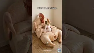 Thumbnail: Which Bed Would You Sleep In?  #asmr  #oddlysatisfying #shorts #bed