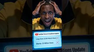 Thumbnail: YouTube Just DOUBLED the Monetization Rules (Feb 2027) ⏳