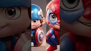 Thumbnail: MARVEL Heroes but MINI #shorts #trending