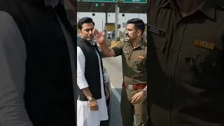 Thumbnail: फौजी ने सिखाया नेता को सबक!🫡🔥 #police #army #politics #aishorts
