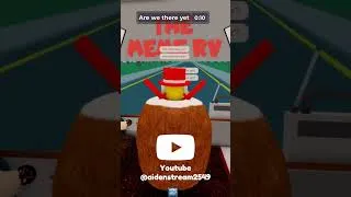 Thumbnail: Are we there yet The Meme RV! Roblox #shorts