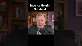Thumbnail: Intro to Gemini Notebook #gemini #aitools #ai