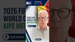 Thumbnail: July 17, Belgium: Rudy Nuyens (BEL) makes his World Cup Final prediction | AIPS Hotline