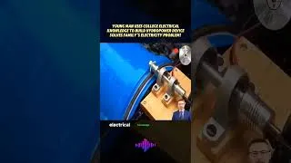 Thumbnail: A young man uses college Electrical Knowledge to build Hydropower Device #education